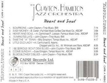 CD The Clayton-Hamilton Jazz Orchestra: Heart And Soul