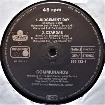 LP The Communards: You Are My World