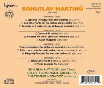 4CD/Coffret Bohuslav Martinů: The Complete Music For Violin And Orchestra