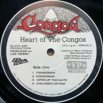 3LP The Congos: Heart Of The Congos
