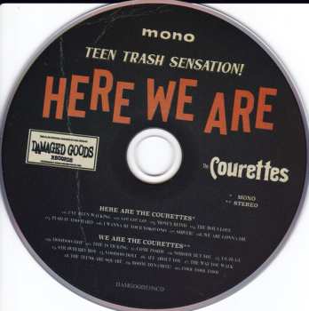 CD The Courettes: Here We Are The Courettes