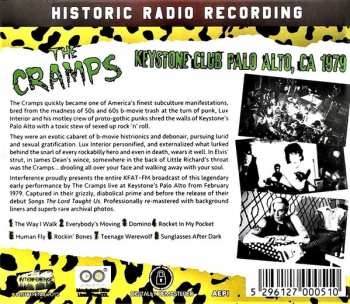 CD The Cramps: Keystone Club Palo Alto, CA 1979