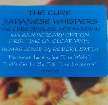 LP The Cure: Japanese Whispers : The Cure : Singles Nov 82 - Nov 83 CLR | LTD