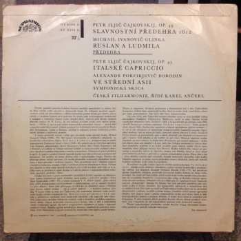 LP The Czech Philharmonic Orchestra: Slavnostní Předehra 1812 / Italské Capriccio / Ruslan A Ludmila, Předehra / Ve Střední Asii