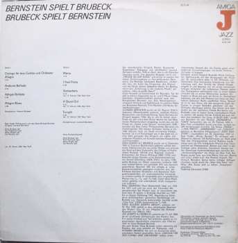 LP The Dave Brubeck Quartet: Bernstein Spielt Brubeck / Brubeck Spielt Bernstein