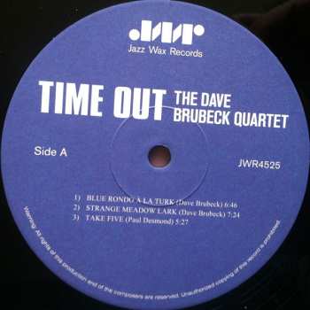 LP The Dave Brubeck Quartet: Time Out