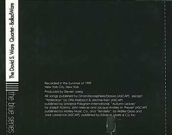 CD David S. Ware Quartet: BalladWare