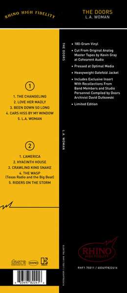 LP The Doors: L.A. Woman LTD