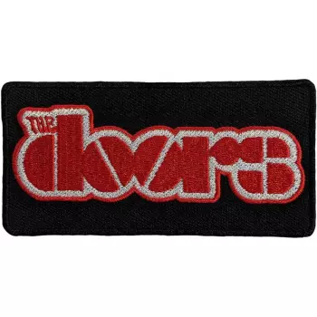 Standard Woven Patch Red Logo The Doors