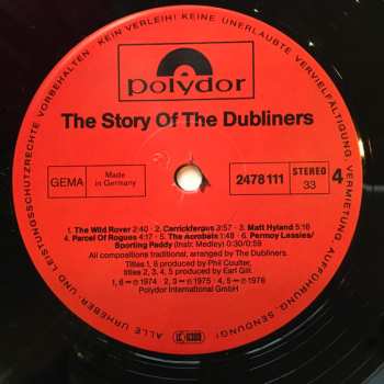 2LP The Dubliners: The Story Of The Dubliners