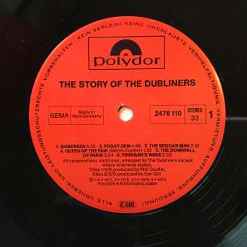 2LP The Dubliners: The Story Of The Dubliners