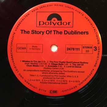 2LP The Dubliners: The Story Of The Dubliners