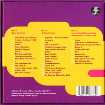 3CD/Coffret The Durutti Column: Obey The Time DLX
