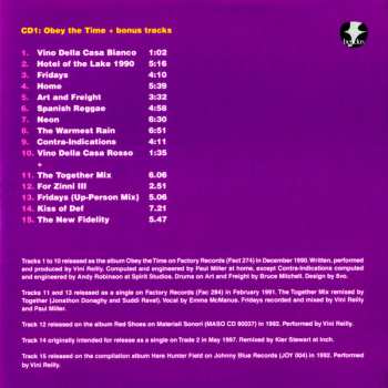 3CD/Coffret The Durutti Column: Obey The Time DLX