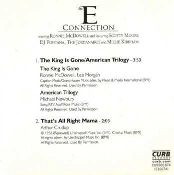 CD The Jordanaires: The King Is Gone/American Trilogy