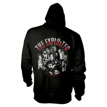 Marchandises The Exploited: Mikina Se Zipem Barmy Army (black) S