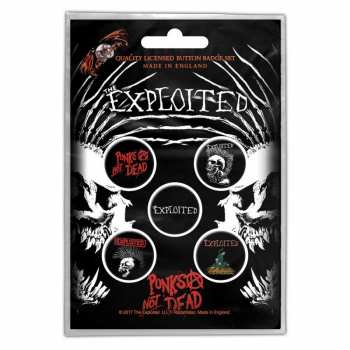 Merch The Exploited: Ensemble de plaques Punks Not Dead