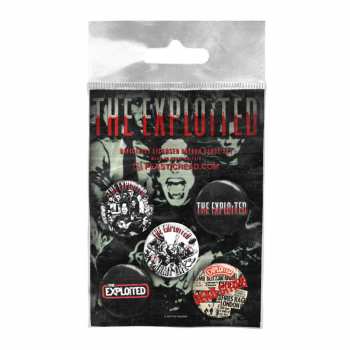 Merch The Exploited: Ensemble de plaques The Exploited Button Badge Set 1