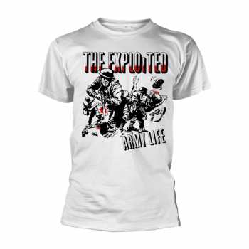 Merch The Exploited: T-shirt Army Life (white)