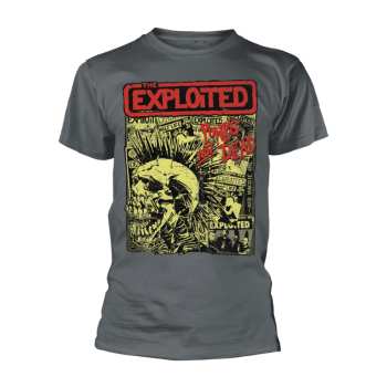Merch The Exploited: T-shirt Punks Not Dead (album) (grey)