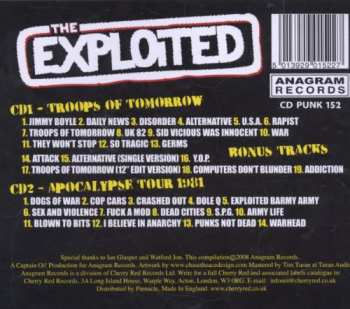 2CD The Exploited: Troops Of Tomorrow / Apocalypse Tour 1981