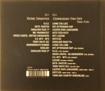 2CD The Fall: Bend Sinister / The :Domesday Pay-Off Triad-Plus!