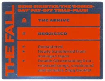 2CD The Fall: Bend Sinister / The :Domesday Pay-Off Triad-Plus!