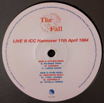 2LP The Fall: Live @ ICC Hannover 11th April 1984 DLX | LTD