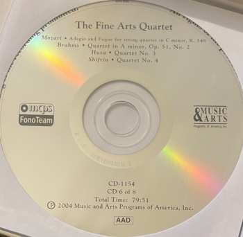 8CD/Coffret The Fine Arts Quartet: The Fine Arts Quartet At WFMT: Unreleased Recordings Of Broadcast performances, 1967-73