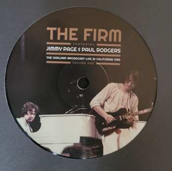 2LP The Firm: The Oakland Broadcast Live In California 1985. Volume One