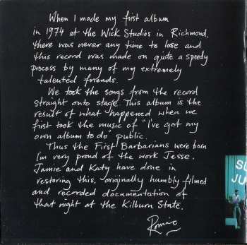 CD/DVD The First Barbarians: Live From Kilburn