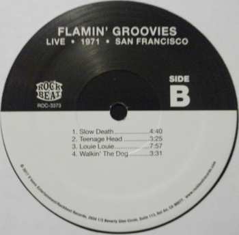 LP The Flamin' Groovies: Live 1971 San Francisco