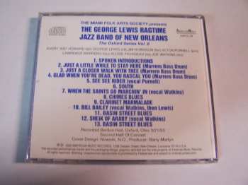 CD George Lewis' Ragtime Band: The Oxford Series Vol. 8 Concert 2nd Half