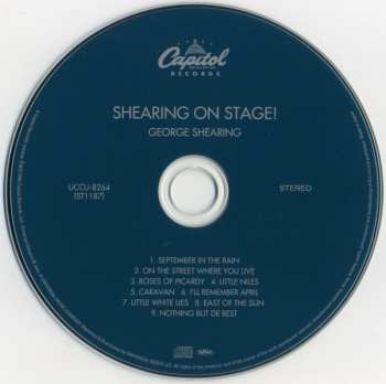 CD The George Shearing Quintet: Shearing On Stage! LTD