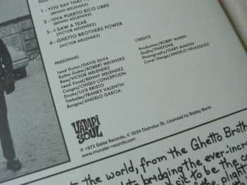 LP The Ghetto Brothers: Power-Fuerza