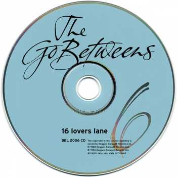 CD The Go-Betweens: 16 Lovers Lane