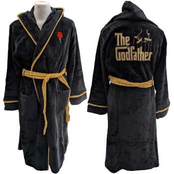 Marchandises The Godfather: The Godfather Unisex Bathrobe: Rose & Logo  (large - X-large) L - XL