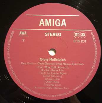 LP The Golden Gate Quartet: Glory Hallelujah