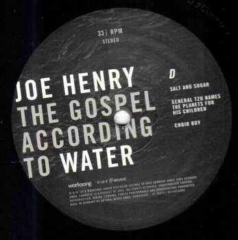 2LP Joe Henry: The Gospel According To Water 