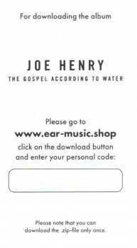 2LP Joe Henry: The Gospel According To Water 