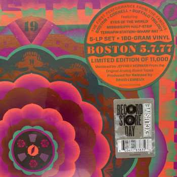 5LP/Coffret The Grateful Dead: Boston Garden 5.7.77 LTD