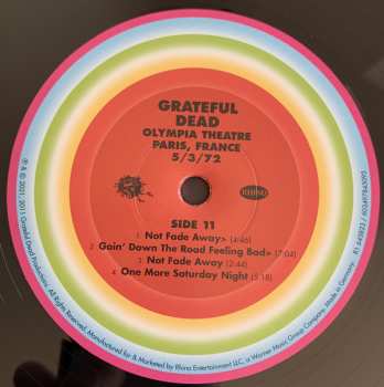 6LP/Coffret The Grateful Dead: Olympia Theatre, Paris, France (5/3/72) LTD