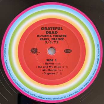 6LP/Coffret The Grateful Dead: Olympia Theatre, Paris, France (5/3/72) LTD