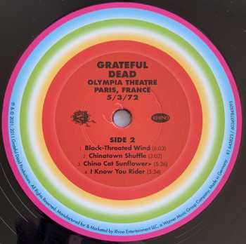 6LP/Coffret The Grateful Dead: Olympia Theatre, Paris, France (5/3/72) LTD