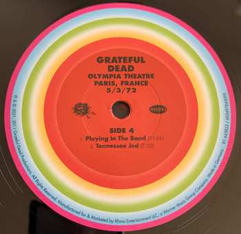 6LP/Coffret The Grateful Dead: Olympia Theatre, Paris, France (5/3/72) LTD