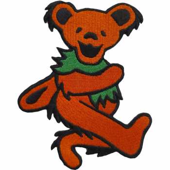 Marchandises The Grateful Dead: Nášivka Orange Dancing Bear