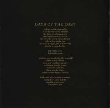 CD The Halo Effect: Days Of The Lost