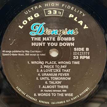 LP The Hate Bombs: Hunt You Down
