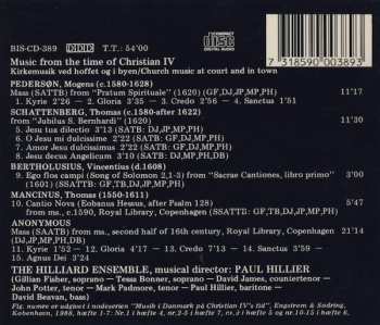 CD The Hilliard Ensemble: Music From The Time Of Christian IV (Church Music At Court & In Town)
