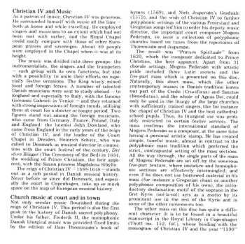 CD The Hilliard Ensemble: Music From The Time Of Christian IV (Church Music At Court & In Town)